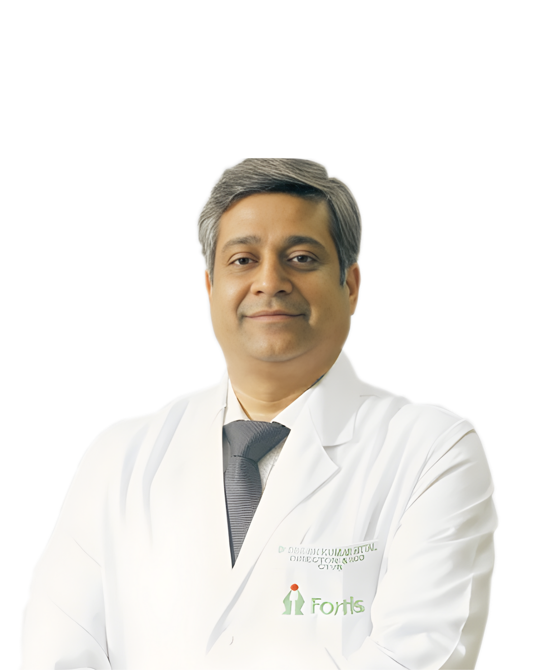 Dr. Dinesh Kumar Mittal consulting with a patient
