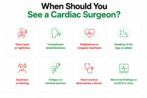 When should you see a cardiac surgeon?