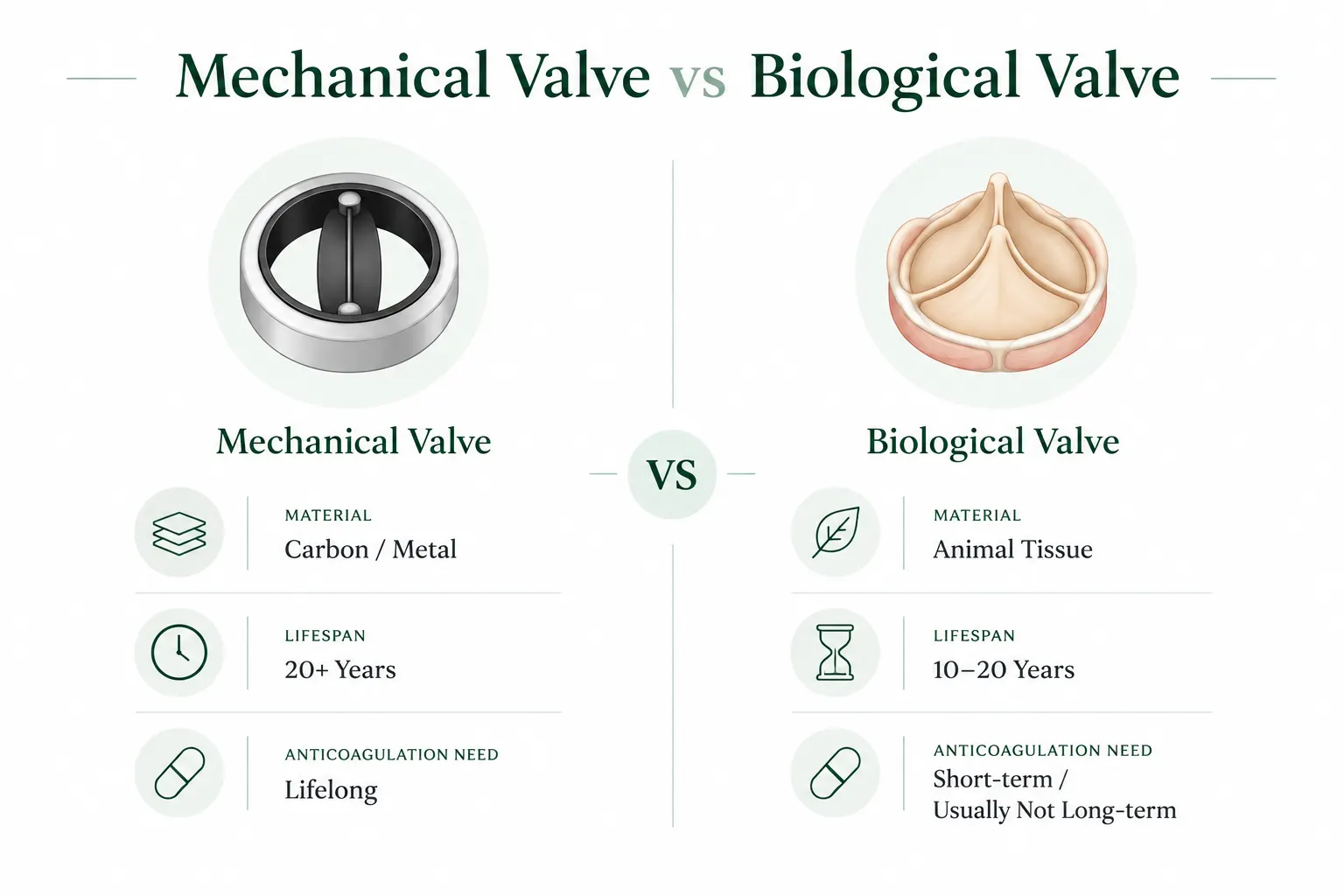 Mechanical vs biological valve. Choosing between a biological and mechanical heart valve depends on material, durability, and medication needs. Best CTVS surgeon in Delhi